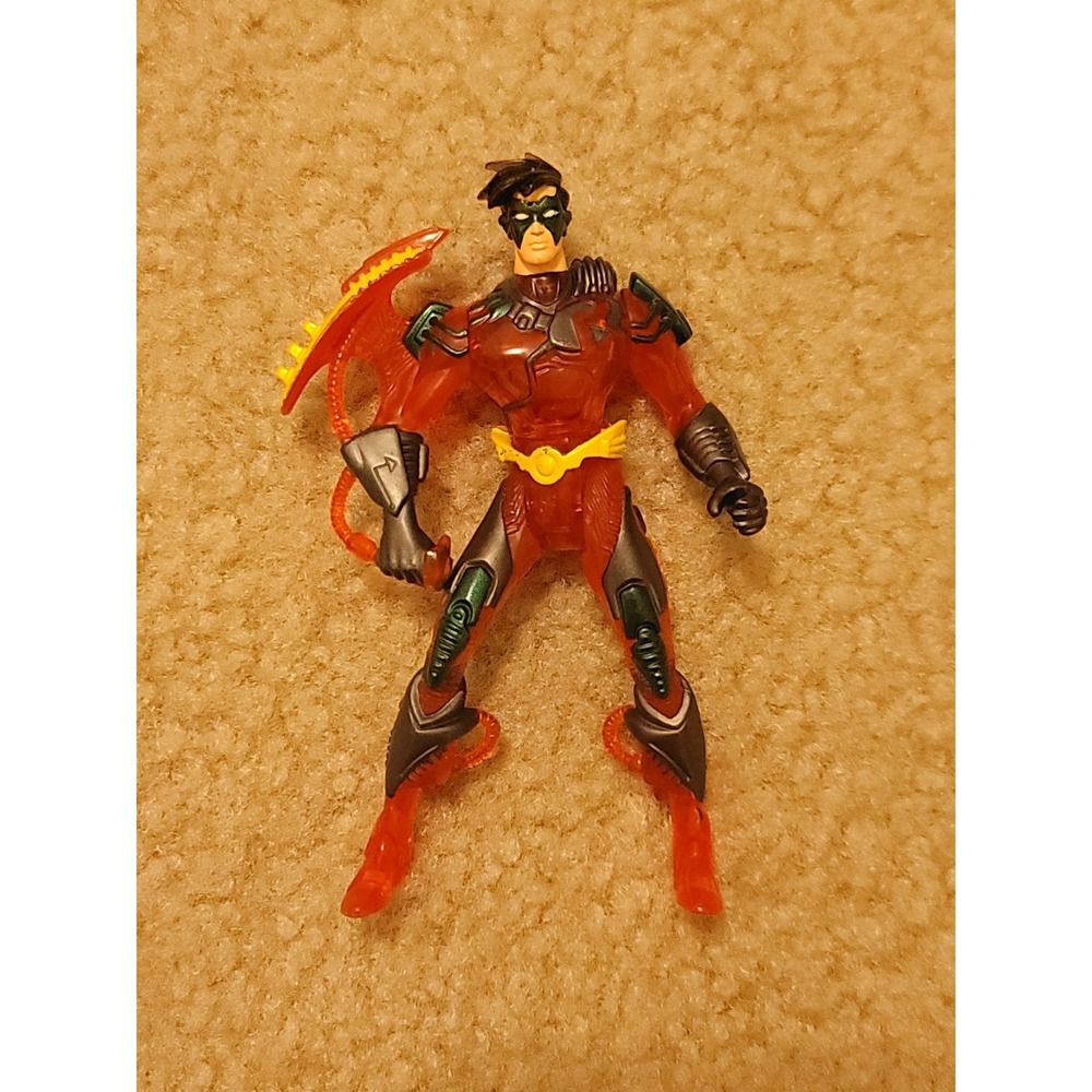 Hasbro 1999 Batman Beyond Batlink Firewall Robin Action Figure DC Comics -